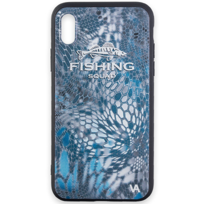 Чехол силиконовый Veduta iPhone Xs - Reptile Skin Bl