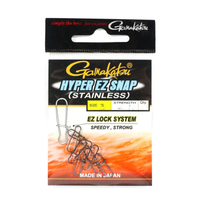 Застежка Gamakatsu Hyper EZ Snap (BL) №2 (23,0кг) (7шт.)