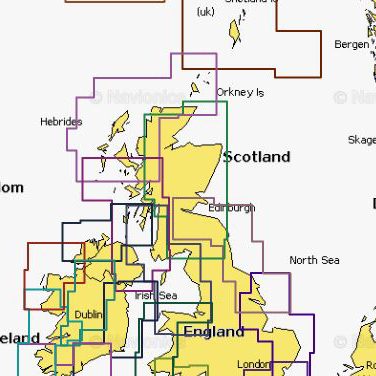 Карта Navionics Scotland North West 5G567S2