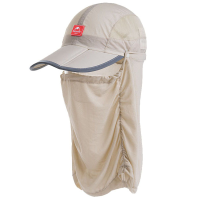 Кепка Naturehike Folding Quick-Ultralight Dry Cap (With Protective Breathable Mesh, Khaki, 56-59)