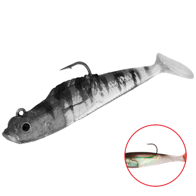 Силиконовая приманка оснащенная Mikado Crystal Fish WXH-54-10см цв. 41 (1уп.-2шт.)