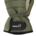 Перчатки рыбацкие Helios Fisher неопреновые на липучке, цв. хаки р.M (HS-HY-D13-M)