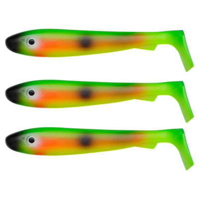 Силиконовая приманка Svartzonker McRubber Big Bass 12,5cm 22гр 3шт 12,5cm - C7 Parrot