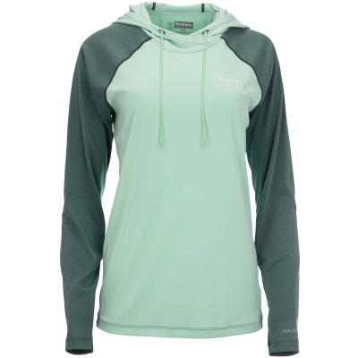 Термофутболка Simms Women's Bugstopper SolarFlex Hoody, Opal Heather, M