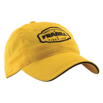 Бейсболка Frabill Baseball Cap with badge, желтая #7601
