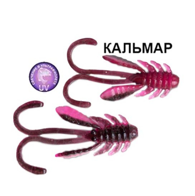 Силиконовая приманка Crazy Fish Allure 1.6 23-40-23d-6 кальмар цв. pink provoker (розовый провокатор)