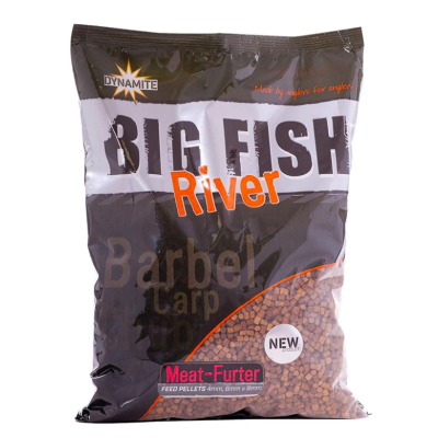 Пеллетс Dynamite Baits Big Fish River Feed Pellets Meat-Furter 4/6/8 мм. 1.8кг. (DY1368)