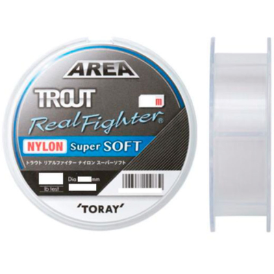 Леска нейлоновая Toray Trout Real Fighter Super Soft 100m 2lb #0.3