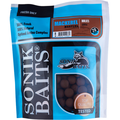 Бойлы тонущие Sonik Baits Boilies 20мм 0,75кг MACKEREL