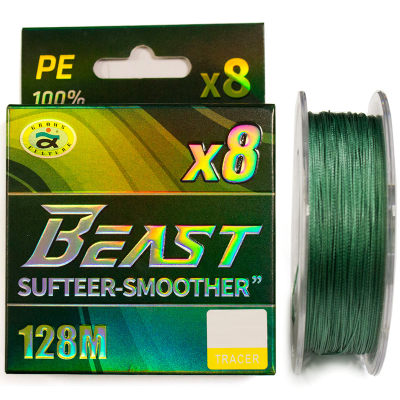 Леска плетёная Grows Culture Beast X8 128m зеленый # 0.40mm