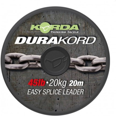 Шок-лидер Korda Dura Kord Dyneema Spliceable Leader 65lb 15м (DURA65)