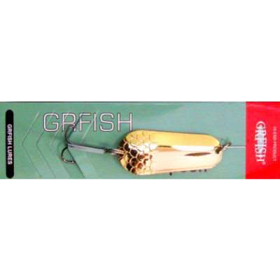 Блесна колеблющаяся Grfish Shtorling Spoon 26g, 65mm, золото