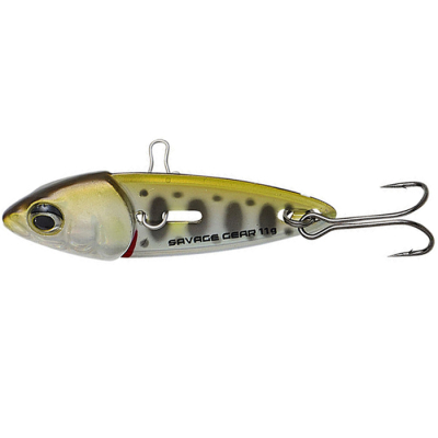 Блесна-цикада Savage Gear Minnow Switch Blade 38 Sinking цв. Green/Silver/Ayu