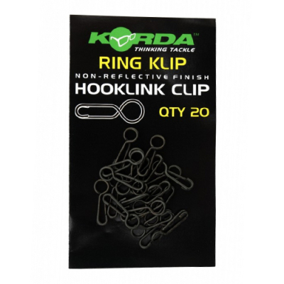 Застежка для поводков с кольцом Korda Ring Klip KRKP