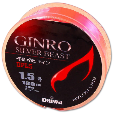Леска монофильная Daiwa Ginro Silver Beast 180m 1.5