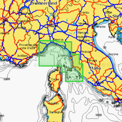 Карта Navionics Liguria-P.Ercole 5G534S2
