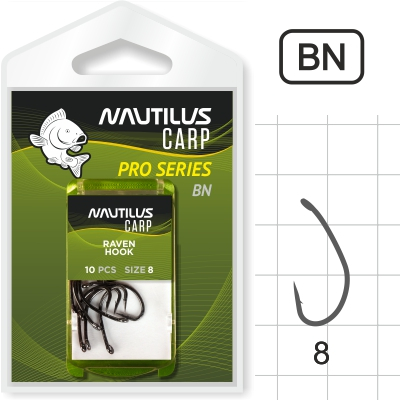 Крючок Nautilus Pro Series Raven Hook BN #8