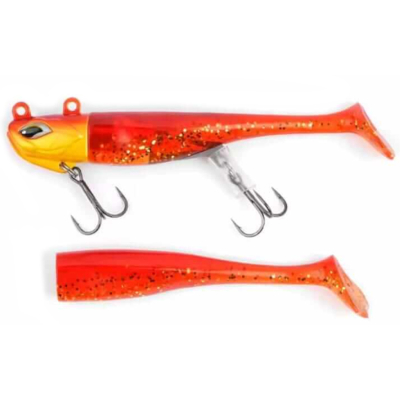 Оснащенная виброхвостом джиг-головка Noeby NBL1601 11cm/28g цв. NW218