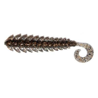 Силиконовая приманка Bait Breath Bugsy 6" цв. #130 Smoke/Gold Seed