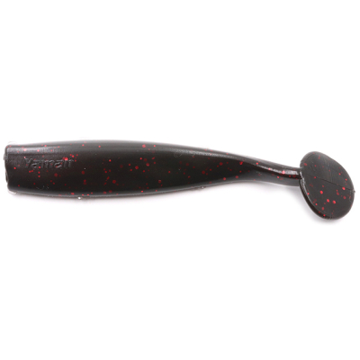 Силиконовая приманка Yaman Spry Minnow 5,5" цвет #31 - Black Red Flake (уп. 4 шт.)