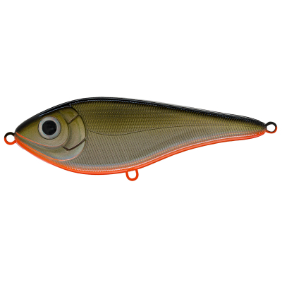 Воблер Джеркбейт Strike Pro Baby Buster, 100 мм, 25 гр. цвет: 612T Natural Shad Silver (EG-050#612T)