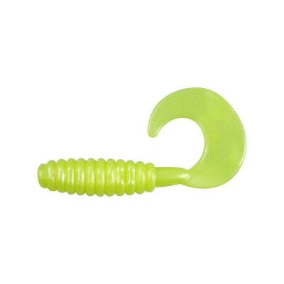 Твистер Dragon Jumper 2,5"/6cm 15 шт. цв. YELLOW FLUO