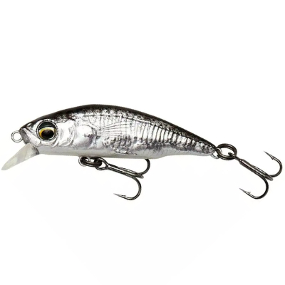 Воблер Savage Gear 3D Sticklebait Twitch 45 Sinking 4.5см, 4гр. цв. Black Silver (арт.72308)