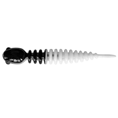 Силиконовая приманка Trout Bait Chub 65 Сыр цв. 13 (White-Black)