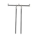 Стойки и перекладины Prologic Commander Carbon Steel 2 Rods 2х24.5cm, 2х40-60cm 47283