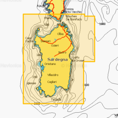 Карта Navionics Sardegna 5G537S2