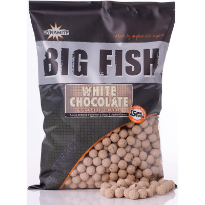 Бойлы тонущие Dynamite Baits White Chocolate & Coconut Cream 15 мм. 1.8 кг. (DY1501)