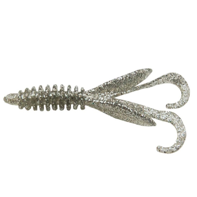 Силиконовая приманка Gene Larew Baby Hoodaddy 3" цв. #35 CLEAR SILVER