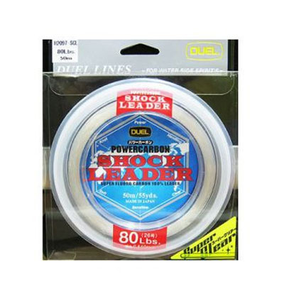 Леска Duel Powercarbon Shock Leader Fluoro 100%/50m 8Lbs/4Kg (0.235mm)