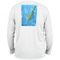 Термофутболка Simms Solar Tech Tee, Rising Trout Sterling, L