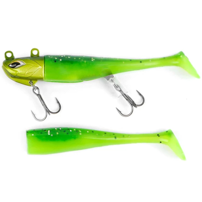 Оснащенная виброхвостом джиг-головка Noeby NBL1601 10cm/21g цв. NW223