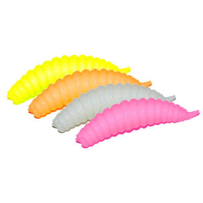 Мягкая приманка Red Machine Rhino Larva (Личинка) 40мм 12шт. цв. MIX1