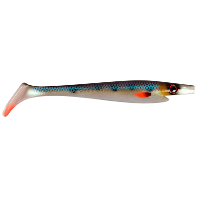 Приманка силиконовая Strike Pro XXL Pig Shad 23см 90гр цвет: Royal Perch (SP-172A#152)