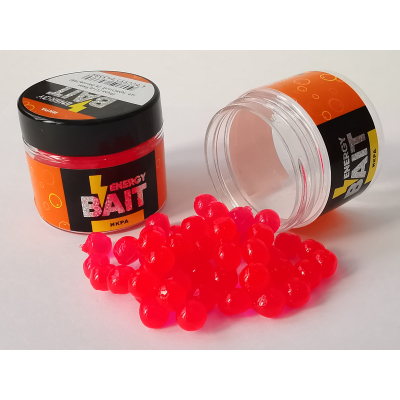 Искусственная насадка Energy Bait ИКРА (L) д.9мм, цв. красный, ароматизир. (48шт)