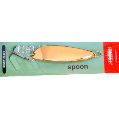 Блесна колеблющаяся Grfish Delta Spoon 35g, 85mm, медь