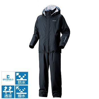 Костюм Shimano DryShield RA027M цв. черный размер 4L (EU. 2XL)