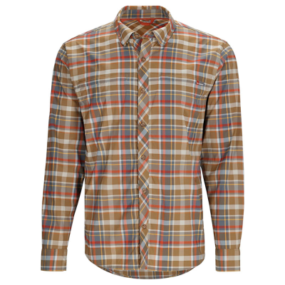 Рубашка Simms BugStopper LS Shirt, Simms Chestnut Multi Plaid, L