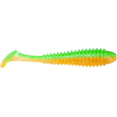 Силиконовая приманка Norstream Tubby Daddy 6.5" (3 шт.) цвет 02 Green-Orange