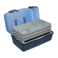 Ящик Nautilus 138 Tackle Box 6-tray Clear Blue-Blue