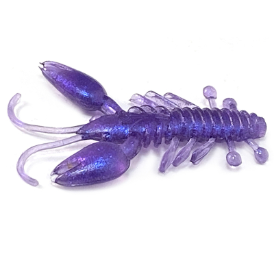 Мягкая приманка Boroda Baits Crawler 45 цв. Фиолетовый перламутр (Violet Pearl)