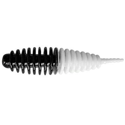 Силиконовая приманка Trout Bait Jumbo 65 Сыр цв. 13 (White-Black)