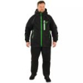 Костюм мужской демисезонный ХСН "Wild river" -10, hardguard, черный (зеленые молнии) (48-50/176)