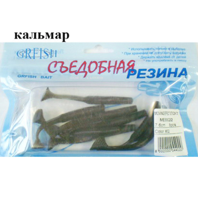 Съедобная резина Grfish Moving Effect Stick 3" 76mm, аттр.кальмар, уп.8шт, цвет #32