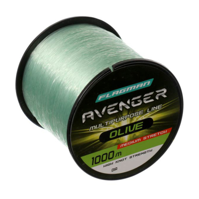 Леска Flagman Avenger Olive 1000m 0,30mm