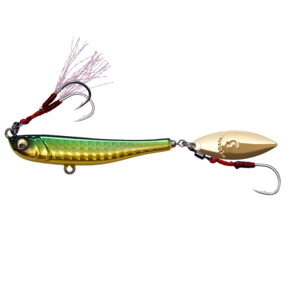 Тейл-спиннер Megabass Makippa 20гр. цв. Green Gold