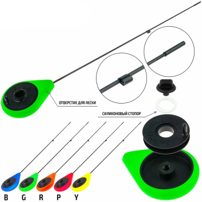 Удочка зимняя Akara Prima GL обновленная Green